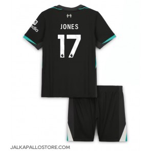 Liverpool Curtis Jones #17 Vieraspaita Lapsille 2024-25 Lyhythihainen (+ shortsit)